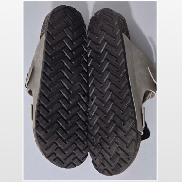 New Falls Creek Slide Shoes Mens Size 13 Boho Gray 2 Thick Strapped Buckled NWT - Picture 10 of 15